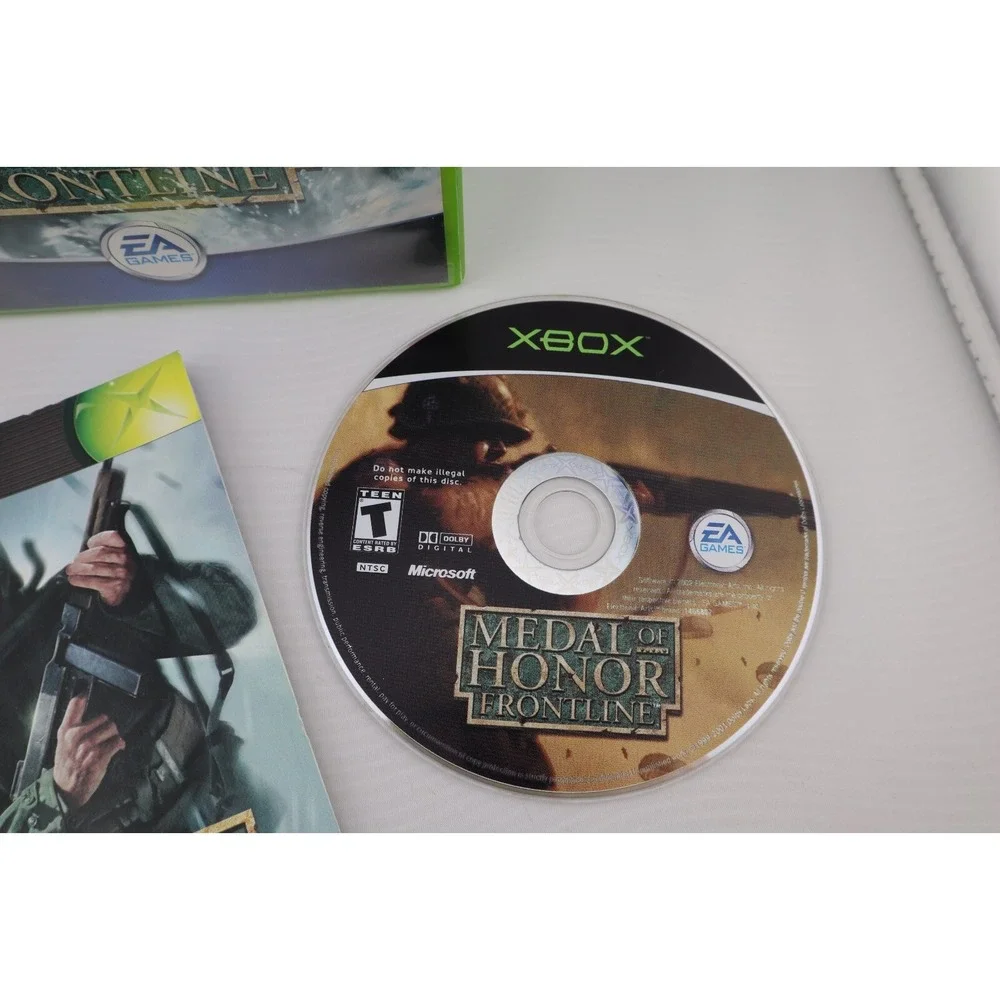 Medal of Honor: Frontline (Microsoft Xbox, 2002) CIB Complete Tested and Working